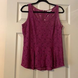 Cabi lacy top size small